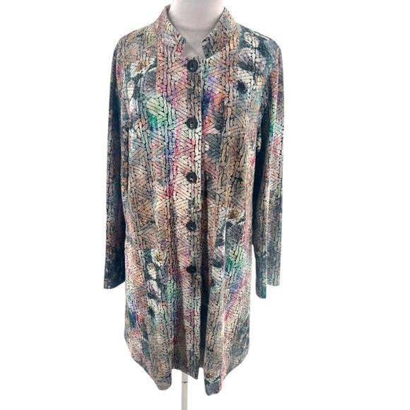 Aino Finland colorful jacket wearable art sz XL - Picture 1 of 7
